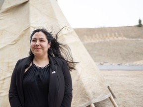 Danii Kehler is an artist from Kawacatoose First Nation on Treaty 4 Territory and a student at the University of Saskatchewan. She was the first Indigenous woman from Canada to join the 2041 ClimateForce Antarctic Expedition. Photo taken in Whitecap First Nation, Sask. on Tuesday, April 19, 2022.