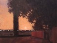 Sunset, Hot Smoky Day by Ian Rawlinson is on display in his solo exhibition at The Gallery/Art Placement Inc. until June 2.