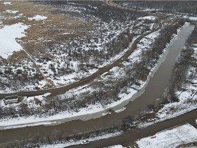 The area on Red Earth Cree Nation where a team of searchers is looking for five-year-old Frank Young. Young was last seen at his residence on Red Earth Cree Nation on April 19, 2022. (Provided: Prince Albert Grand Council)