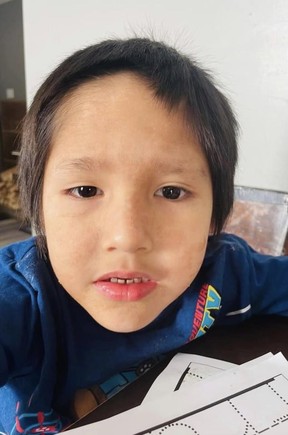 Five-year-old Frank Young, who was last seen at his residence on Red Earth Cree Nation on April 19, 2022. (Provided: Prince Albert Grand Council)