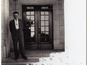 A younger Gerhard Herzberg is pictured on University of Saskatchewan's campus. Photo provided by University of Saskatchewan on April 8, 2022. (Saskatoon StarPhoenix).