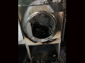 An April 14 fire that caused $15,000 in damage at Saskatoon's Venture Innwas caused by insufficient cleaning and removal of lint inside an industrial dryer.