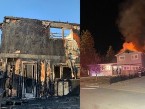 An April 18, 2022 fire that started on the rear deck of a home in the 3100 block of Milton Street in Saskatoon caused an estimated $450,000 in damage.