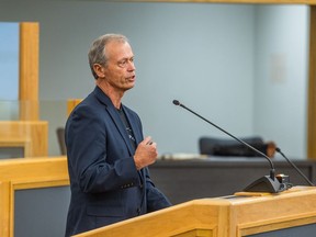 Murray Totland, director of planning for Arbutus Properties, addressed the Council's Transport Committee on May 2, 2022.