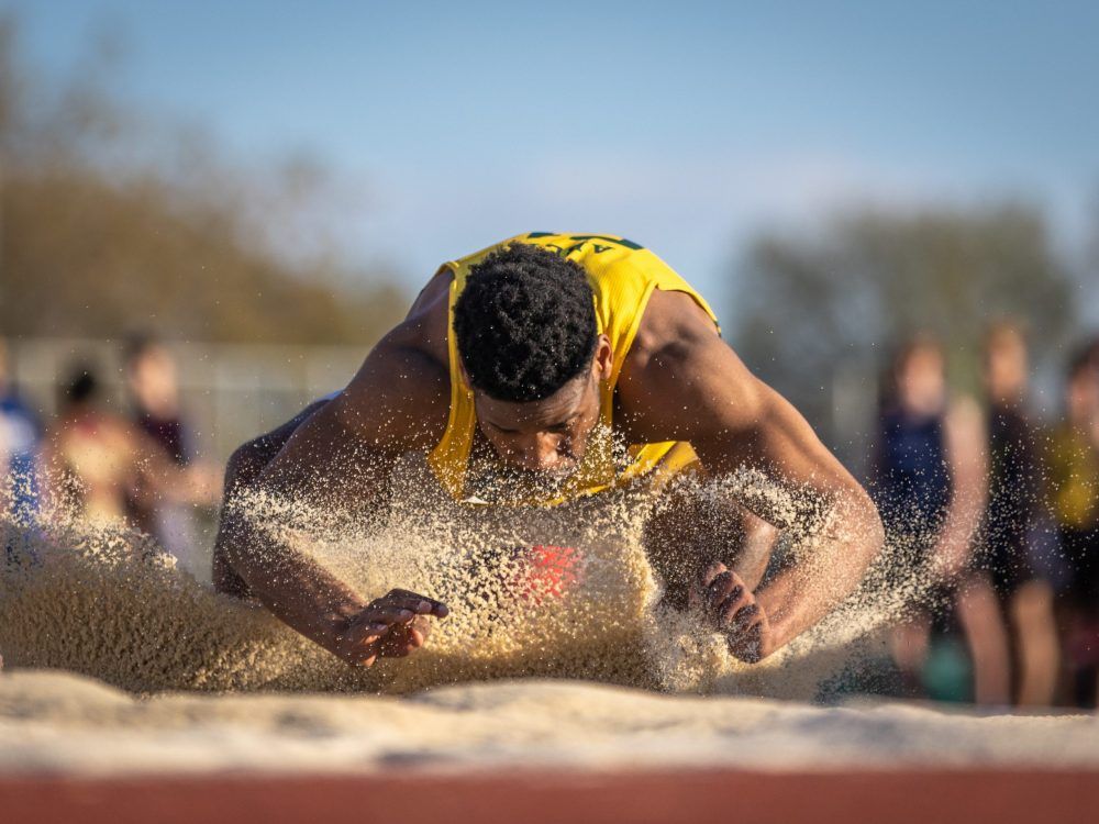 The city high school track championships happen this week. Photo by Vic Pankratz.