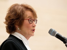 Catherine Fraser, Chief Justice of the Alberta Court of Appeal, suggested the federal environmental impact law had strayed over "the constitutional dividing lines".