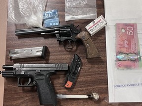 Items seized by RCMP during searches following the arrest of Matthew Barker. (Provided: RCMP)