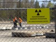 Workers at Bruce Nuclear work in the intermediate waste depot currently in storage in surface and subsurface containers on site near Kincardine north of  in London, Ont. on Wednesday May 13, 2015. Mike Hensen/The London Free Press/Postmedia Network