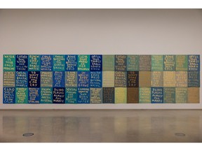 Edgar Heap of Bird’s “Water is Your Only Medicine” is on display in Remai Modern’s Marquee Gallery.