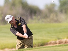 Tom Harrison golfs in the Auto Clearing senior men's golf championship at Moon Lake Golf and Country Club. Photo taken in Saskatoon on Thursday, June 23, 2022.