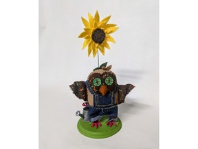 The Little Gardener by Dawn Rogal is on display at Gallery on the Greens through August 2022.