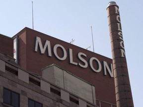 The Molson Coors brewery is seen Wednesday, June 3, 2015 in Montreal.&ampnbsp;Hundreds of striking Molson Canada workers have rejected an offer from management, keeping more than 400 employees on the picket lines and bar owners with less on tap.&ampnbsp;CANADIAN PRESS/Ryan Remiorz