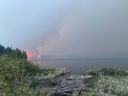 The McCafe wildfire near Stanley Mission on June 9, 2022. (Lac La Ronge Indian Band)
