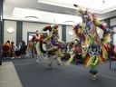 The Eagle Claw Dancers perform at Government House on Indigenous Peoples Day.  Tuesday, June 21, 2022 in Regina.