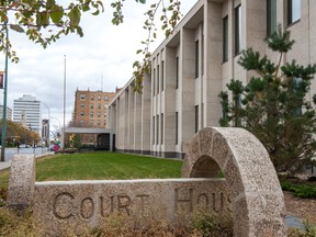 The Court of Queen's Bench in Regina, Saskatchewan is seen in October of 2017. BRANDON HARDER/Regina Leader-Post