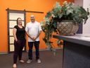 Kayla MacKay and Tanner Perratt, co-founders of Possibilities Recovery Center, run a non-profit outpatient program for people who use drugs. Photo taken in Saskatoon, Sask. on Monday, July 4, 2022.