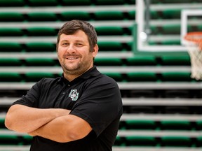 Jamie Campbell has been hired as the new head coach of the U of S Huskies men's basketball program. Photo taken in Saskatoon on Wednesday, July 20, 2022.
