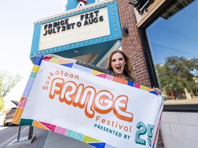 Anita Smith is the artistic and executive director of 25th St. Theatre, which puts on the Saskatoon Fringe Festival. Photo taken in Saskatoon, SK on Thursday, July 21, 2022.