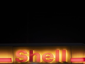 A Shell gas station is seen Tuesday March 30, 2021 in Ottawa. Shell Canada has announced plans to significantly expand its electric vehicle charging network across the country.