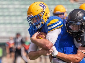 The Saskatoon Hilltops defeated the Calgary Colts 35-17 on Sunday, Sept. 25, 2022. File photo from Aug. 14, 2022.