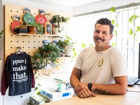 Brandon Golding is the manager at the Saskatoon Makerspace, a non-profit community workspace in Riversdale. Photo taken in Saskatoon, Aug. 15, 2022.