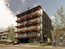 With an eye towards sustainability, Two Twelve, a riverfront luxury condo, will be the first multi-unit residential building constructed using mass timber in the province. 