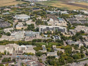 The University of Saskatchewan Campus is seen in this aerial photo of Saskatoon taken on Sept. 13, 2019. (Saskatoon StarPhoenix/Liam Richards)
