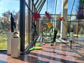Prairie Sculptors' Association celebrates its 40th anniversary with a sculpture show through Sept. 22 in the Galleria Building at Innovation Place.
