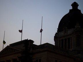 Half mast flags