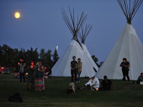People gather at at a vigil held for the victims of a mass killing in and near James Smith Cree Nation, which was held at the First Nations University of Canada in Regina, Saskatchewan on September 7, 2022.


BRANDON HARDER/ Regina Leader-Post