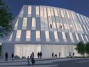This rendering shows the proposed design for the new library in downtown Saskatoon that has an approved budget of $134 million.