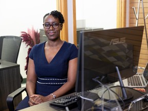 Kikoo Ndhlovu, executive director at the non-profit Abilities Connected Employment Project, in her office in Confederation Mall on Sept. 13, 2022.