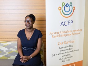 Kikoo Ndhlovu, executive director of the non-profit Abilities Connected Employment Project, in her Confederation Mall office on September 13, 2022.