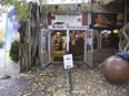 The Skansen Aquarium's entrance, part of the zoo on Djurgarden island, where a deadly snake escaped on Saturday via a light fixture in the ceiling of its glass enclosure, in Stockholm, Oct. 24, 2022.