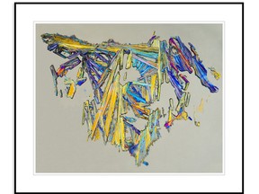 A piece of Ron Cooley’s work entitled “Shards.”