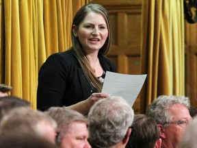 Rosemarie Falk, Member of Parliament for Battlefords - Lloydminster, speaks in the House of Commons. (supplied)