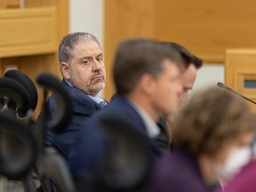 Ward 5 Coun. Randy Donauer listens during a meeting of council's governance and priorities committee meeting Monday at City Hall.