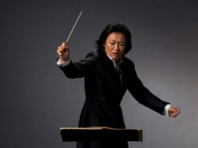 Guest conductor Judith Yan directs the Saskatoon Symphony Orchestra for the second time this year Nov. 19, 2022.
