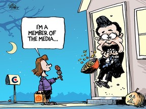 Editorial cartoon for Tuesday, Nov. 1, 2022 (Saskatoon StarPhoenix and Regina Leader-Post)