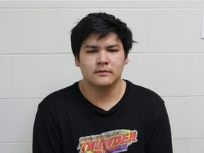 RCMP say 19-year-old Edgar Kakakaway Jr. is wanted for his involvement in the murder of a 16-year-old boy on Keeseekoose First Nation on Nov. 19. (Provided: Saskatchewan RCMP)