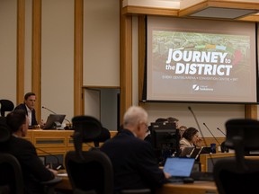 City council holds a special session to vote on the site for a proposed downtown arena. Photo taken in Saskatoon, Sask. on Wednesday, Nov 16, 2022.