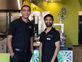Le propriétaire Kishor Jajmera et le gérant Ayush Khanna amènent le premier Guac Mexi Grill à Saskatoon, proposant des burritos fraîchement préparés, des enchiladas, des tacos et de nombreux autres plats mexicains.