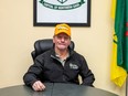 La Ronge Mayor Joe Hordyski sits in his office in November 2022.