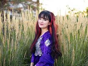 Atefa Rahimi, 20, has been singing since Grade 5. “As I am coming from a country that women aren’t allowed to do whatever they want, I want to be the voice of women. I feel better when I am singing.” Photo taken in Saskatoon, Sask. on Monday, August 8, 2022.