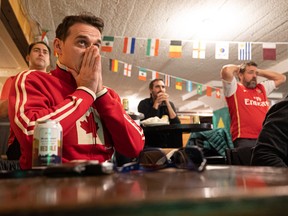 Greg Kozub, a soccer coach and substitute teacher who moved to Canada from Poland, is excited to cheer on Canada in the World Cup with his friends at Broadway Collective on Nov 23.