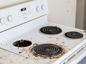 Damage by previous tenants is left in one of the Saskatchewan Housing Corporation’s low-income housing units. Photo taken in Saskatoon, SK on Tuesday, January 24, 2023.