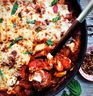 Baked gnocchi and meatballs. Photo by Renee Kohlman.