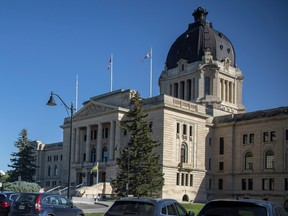 The Saskatchewan Legislative Building is seen in August of 2022 in Regina. KAYLE NEIS / Regina Leader-Post