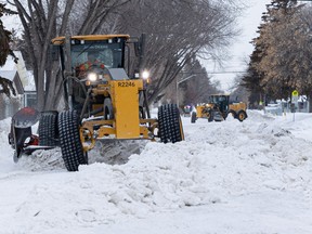 Snow clearing in Saskatoon