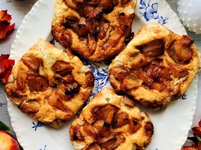 Make caramelized apple and maple cream cheese danishes with sweet apples that will hold their shape.